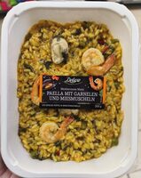 Paella mit Garnelen & Miesmuscheln