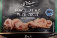 Roasted ham with crust