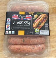 6 Big Dog Chilli Cheese Hotdog Sausages