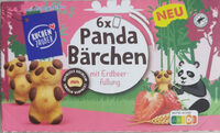 Panda Bärchen mit Erdbeerfüllung