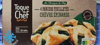 Paniers feuilletés chèvre épinards