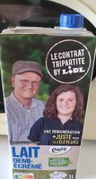 Lait demi-écrémé Envia