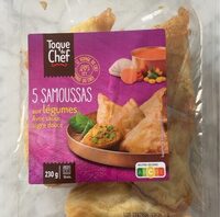 5 samoussas aux legumes
