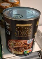 Saucisses de Toulouse aux lentilles cuisinées