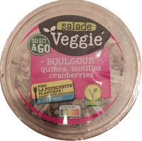 Salade veggie boulgour quinoa lentilles