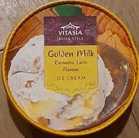 Turmeric latte ice cream