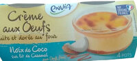Crème aux œufs Noix de coco