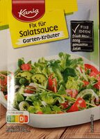 Salatsauce Garten-Kräuter