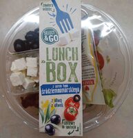 Lunch box z serem typu śródziemnomorskiego