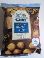 Svenska chips gräddfil & lök