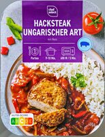 Hacksteak Ungarischer Art Mit Reis