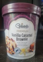 Vanilla caramel brownie