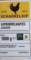 Altijd Mals Scharrelkip Kipborrelhapjes Gekruid Ge