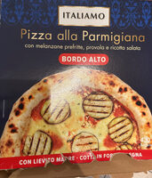 Pizza alla parmigiana bordo alto