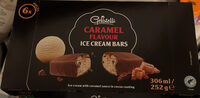 Caramel flavour ice cream bars
