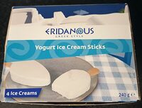Yoghurt ice cream sticks