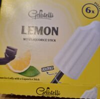 Lemon with liquorice stick
