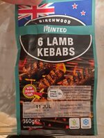 Minted 6 Lamb Kebabs