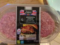 Aberdeen Angus quarter pounders