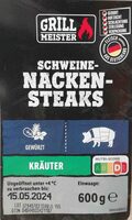 Schweinenackensteaks, Kräuter