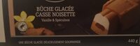 Bûche glacée  casse noisette