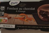 Fondant au chocolat à l'orange