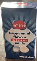 Peppermint flavour mints
