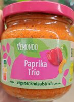 Paprika Trio - veganer Brotaufstrich