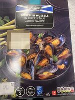 Scottish Mussels in Green Thai Curry Sauce