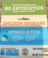 Chicken Sausage Spinach & Feta