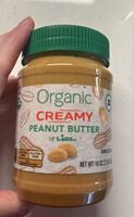 Organic creamy peanut butter