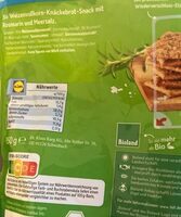 Bio Knäcke Brot Rosmarin und Meersalz