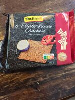 Flinterdunne crackers met groenten