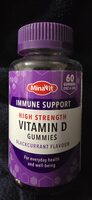 High Strength Vitamin D Gummies - Blackcurrent Flavour