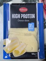 High protein cheese slices