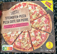 Pizza cuite sur pierre