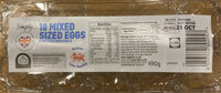 10 Mixed Sized Eggs
