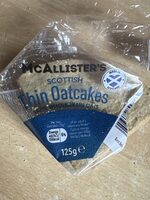 McAllister’s Scottish Thin Oatcakes
