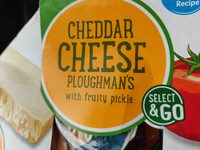 Cheddar Cheese Ploughman's Sandwich