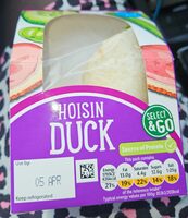 Hoisin duck wrap