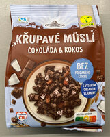 Křupavé müsli čhocoláda & kokos