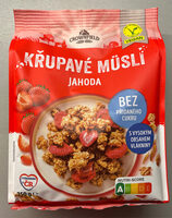 Křupavé müsli jahoda