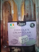 Chocolate cream eclair