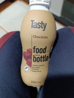 Tasty Chocolate Food in A Bottle