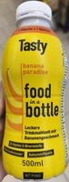 Banana paradise food in a bottle