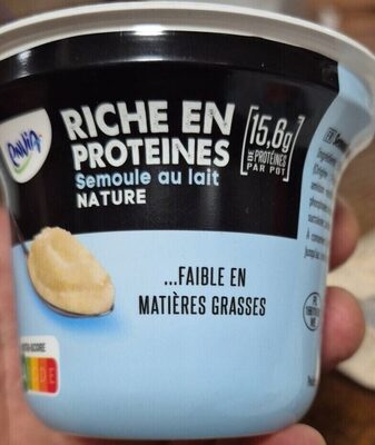 Semoule au lait nature