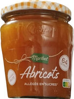Confiture d'abricots allégée en sucres