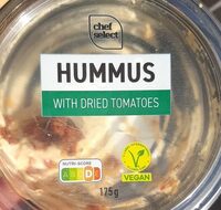 Hummus with dried tomatoes