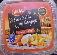 Салата със сурими, яйца и ананас