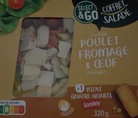 Crudités poulet fromage et oeuf